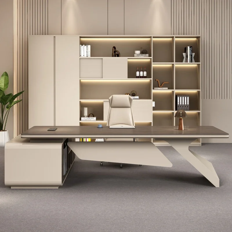 Office Xp - Bureau d'ordinateur économique avec rangement, table