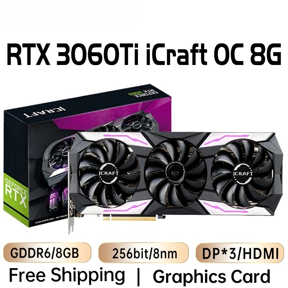 Nvidia Vga Rtx 4060 - Carte vidéo de jeu composants d'ordinateur