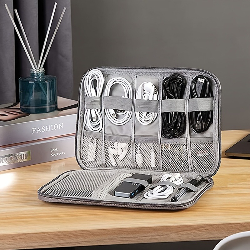 Office Tech Gear - Boîte à accessoires électroniques multi-poches -