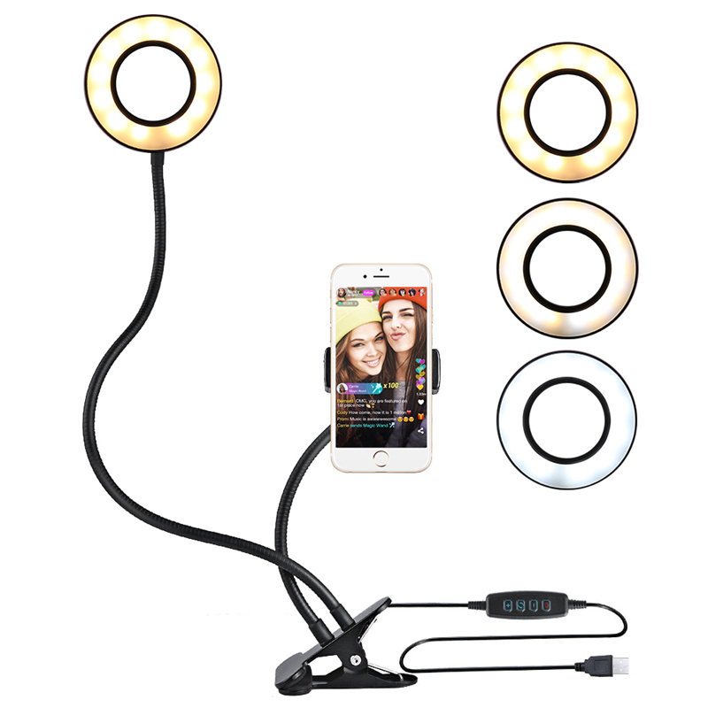 Office Youtuber - Anneau lumineux LED flexible pour téléphone