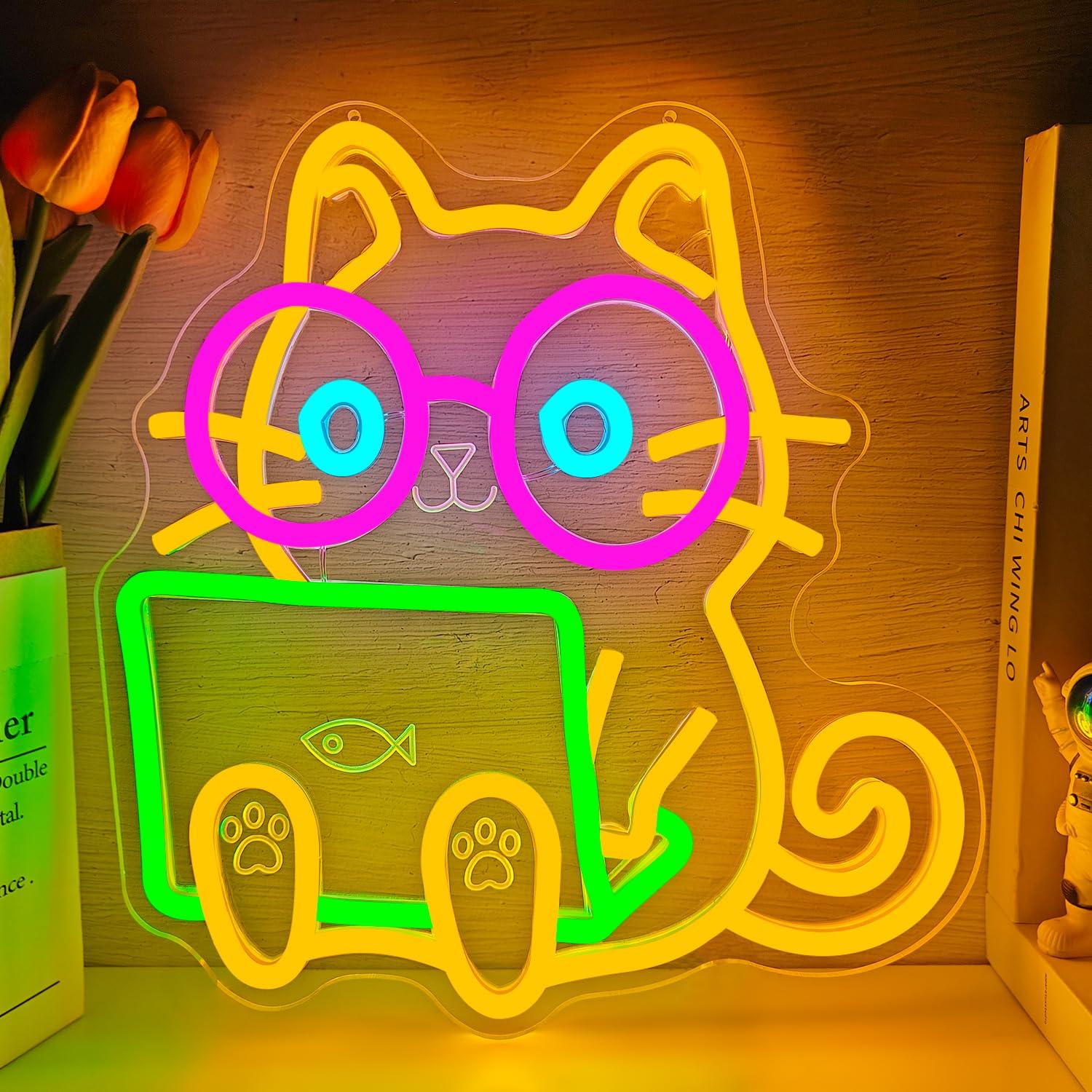 Tech Office Wall - Enseigne néon LED USB à intensité