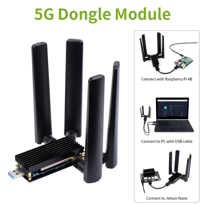 Raspberry Pi Keyboard - Module Dongle 5G USB 3.1 à