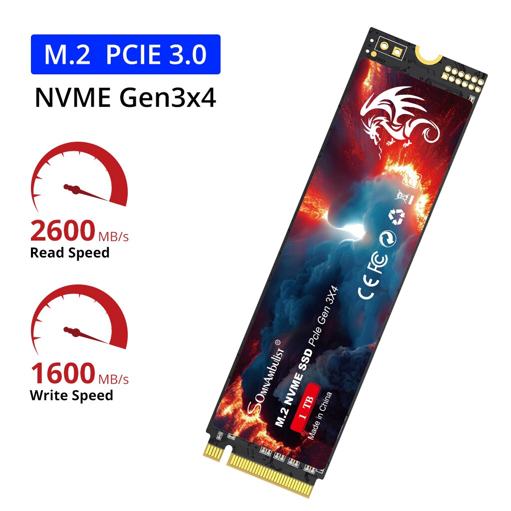 Samsung Ssd 980 Pro - SomnAmbulist-Disque SSD interne pour ordinateur portable,