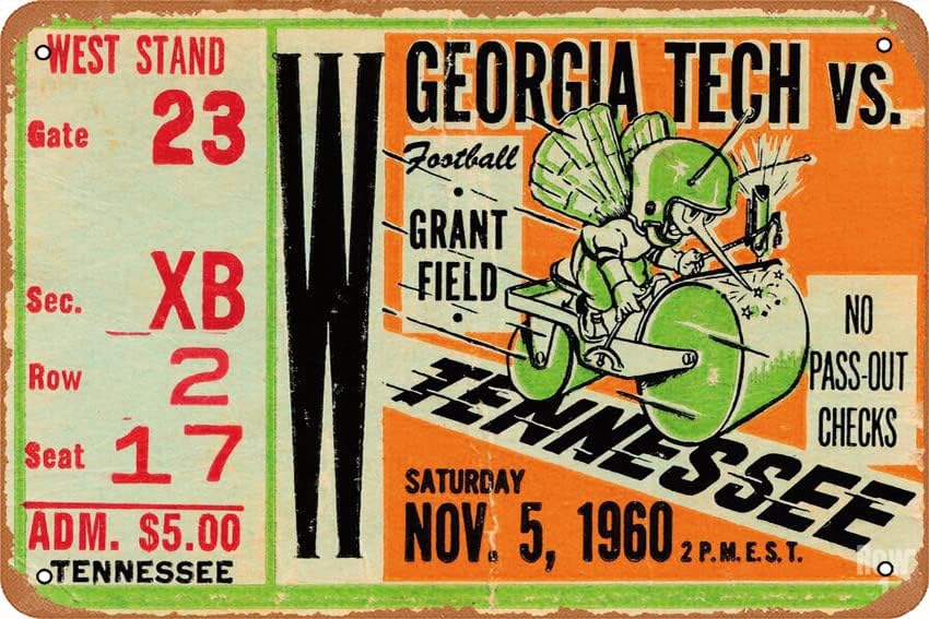 Tech Office Wall - Affiche vintage en métal de 1960
