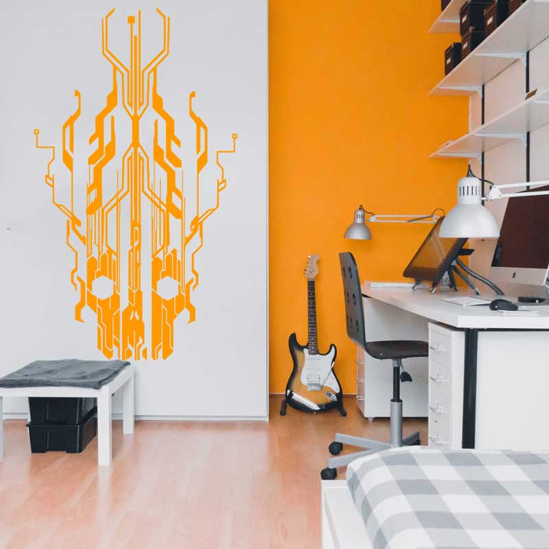 Autocollant mural en vinyle av - Tech Office Wall avis et prix
