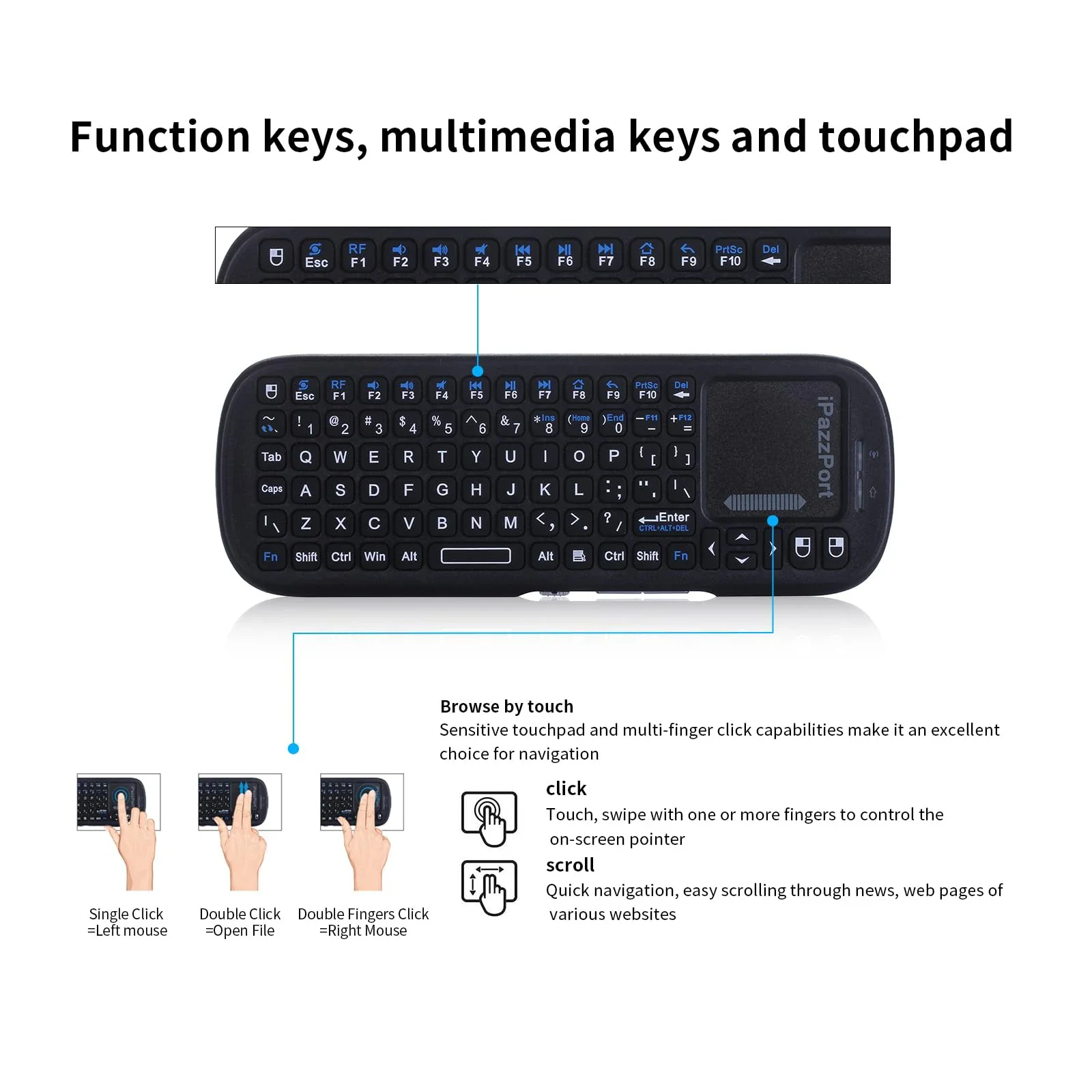 IPazzPort Mini clavier sans fi - Raspberry Pi Keyboard avis et prix