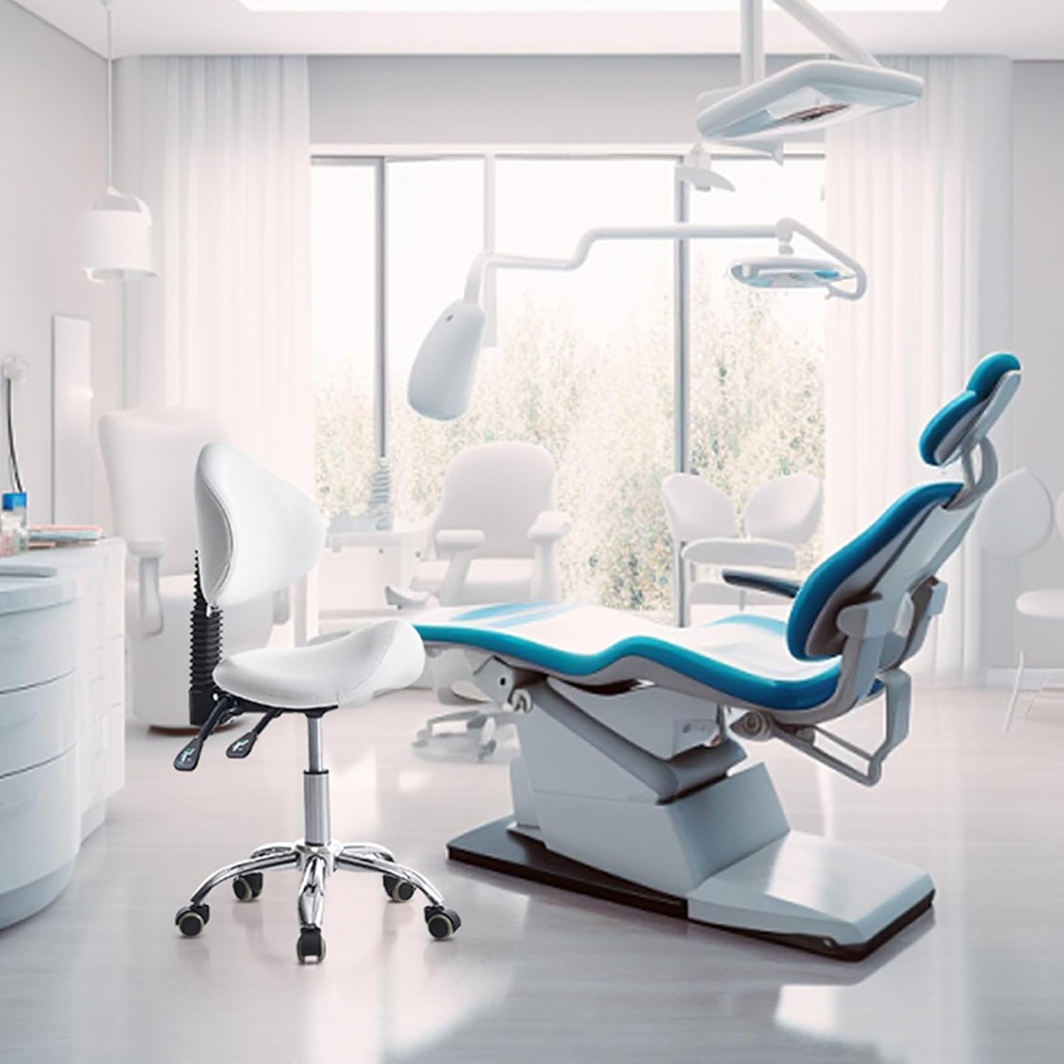 Tabouret de selle roulant avec - Office Tech Chair avis et prix