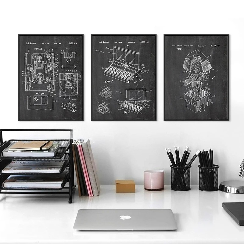Lot de 6 affiches murales vint - Tech Office Wall avis et prix