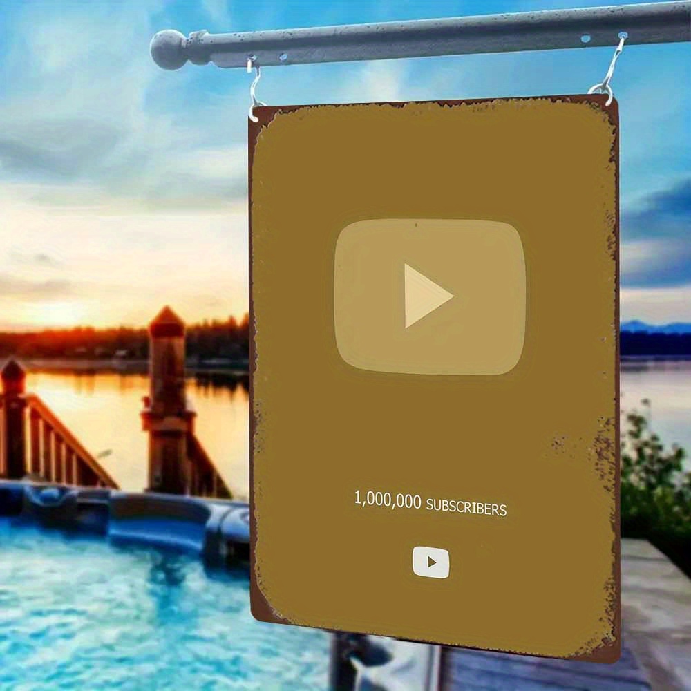 Panneau métallique rétro 2D pl - Office Youtuber avis et prix