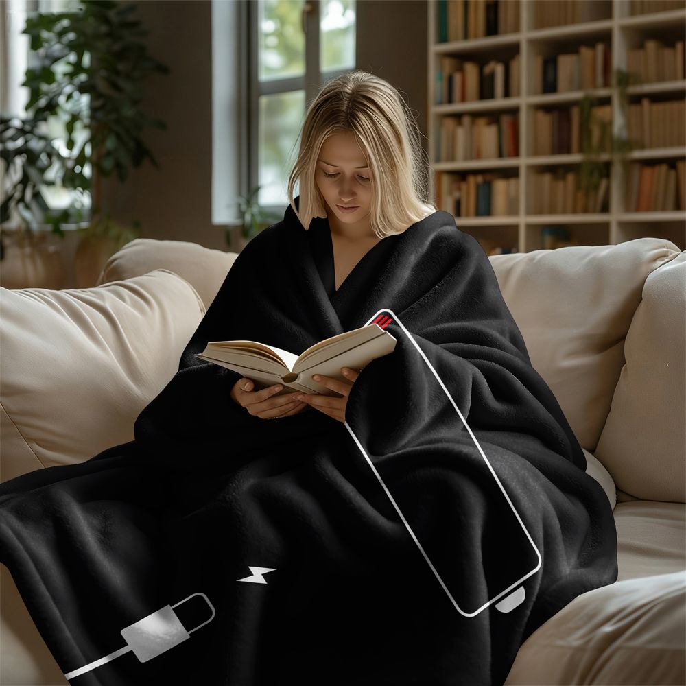 Couverture Polaire Minimaliste - Office Tech Gifts avis et prix