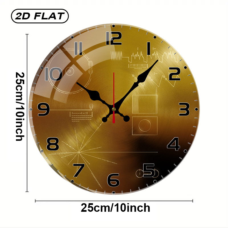 Horloge murale ronde silencieu - Tech Office Wall avis et prix