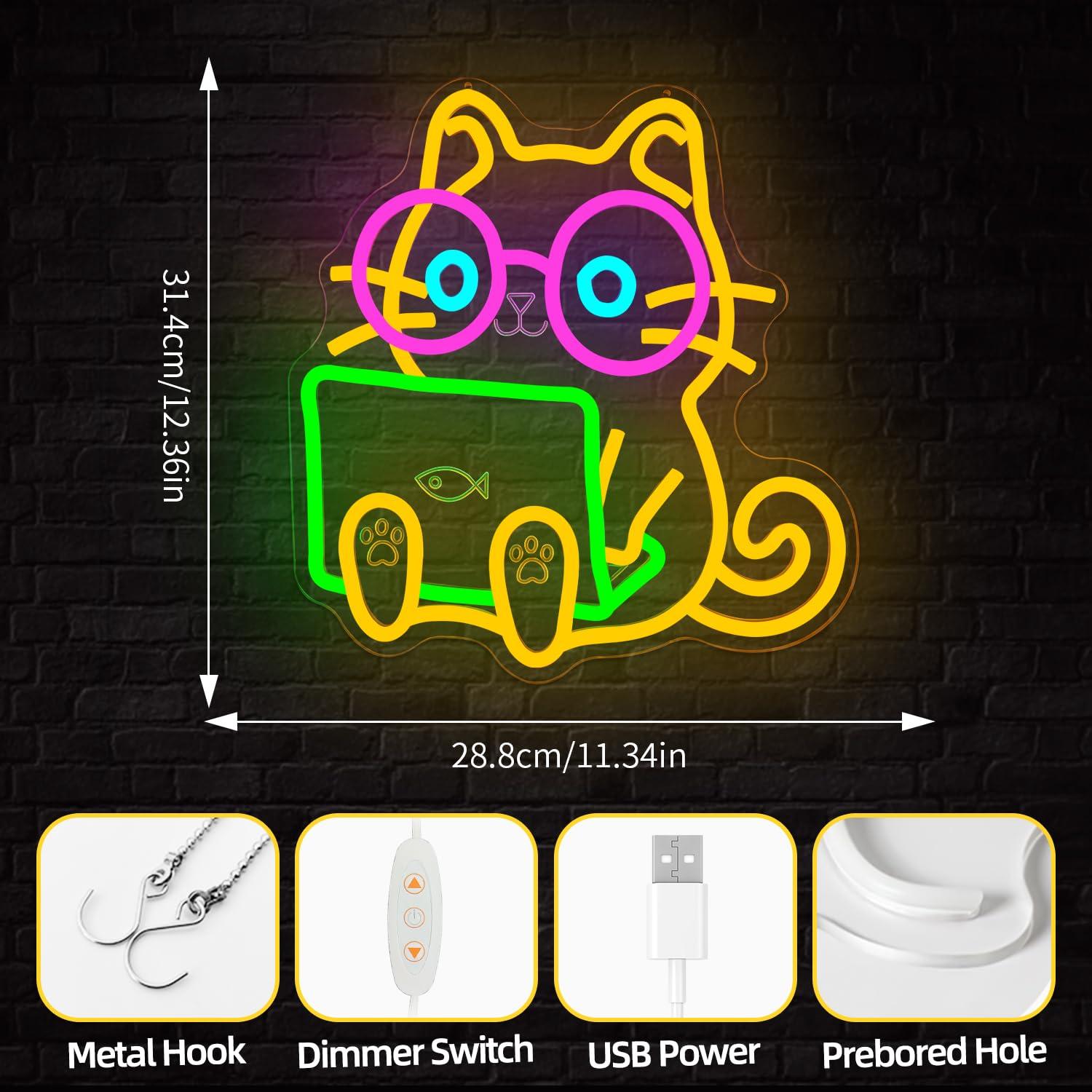Enseigne néon LED USB à intens - Tech Office Wall avis et prix