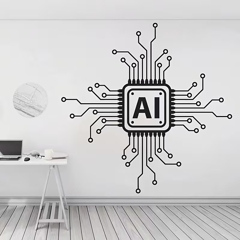 Autocollant mural en vinyle po - Tech Office Wall avis et prix